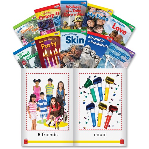 Shell Education Teacher Created Materials Time For Kids Book Set 3, Informational Text, Gr K, 10/ST