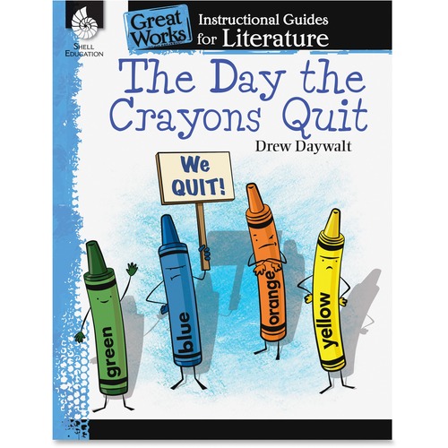 Shell Education Teacher Created Materials Instructional Guide Book,Day The Crayons Quit,Gr K-3,Multi