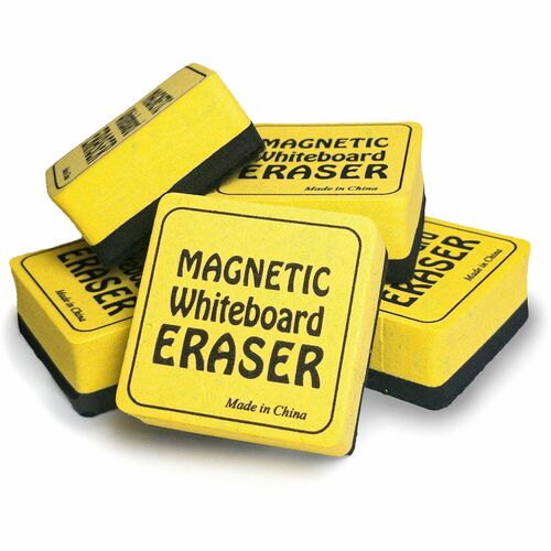 The Pencil Grip WB Eraser, Magnetic, 2"Wx1/2"Lx2"H, 12/PK, YW