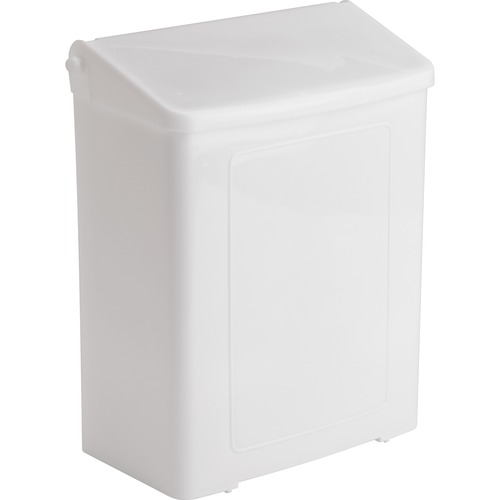 Impact Products Sanitary Napkin Receptacle,Plastic,4-2/5"x8-4/5"x10-3/4",WE