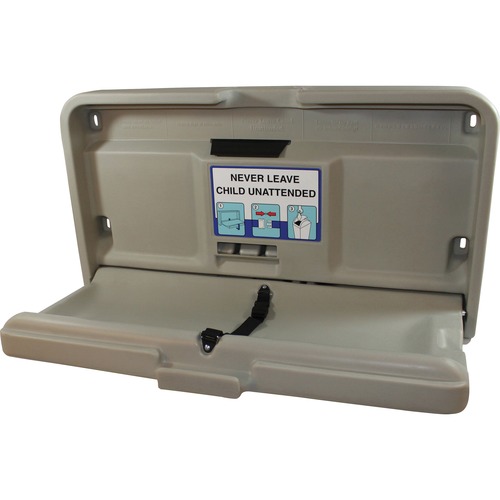 Impact Products Baby Changing Table, 100 lb. Capacity, 20"Wx35"Lx4"H, Gray