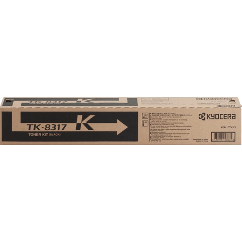 Kyocera Toner Cartridge, f/2550CI, 12,000 Page Yield, Black