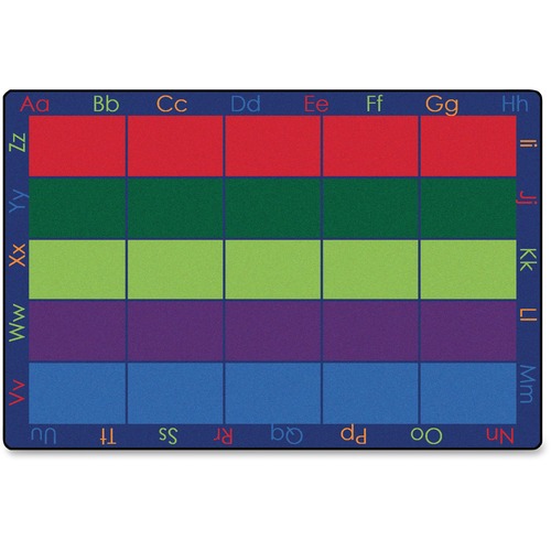 Carpets for Kids Colourful Places Seating Rug, 6'x9', Primary Ast