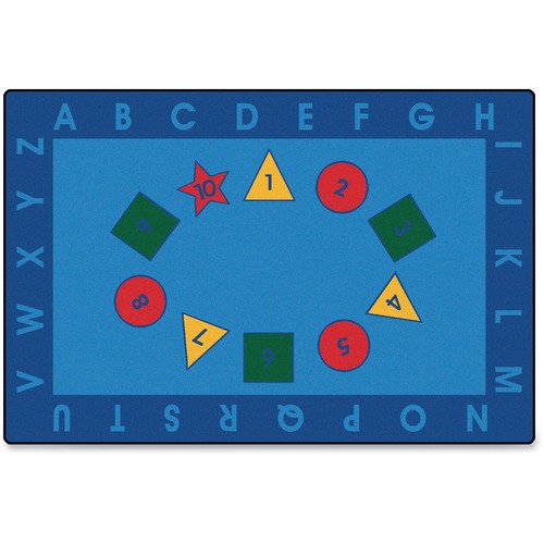Carpets for Kids Early Learning Value Rug, 8'x12', Rectangle, Multi