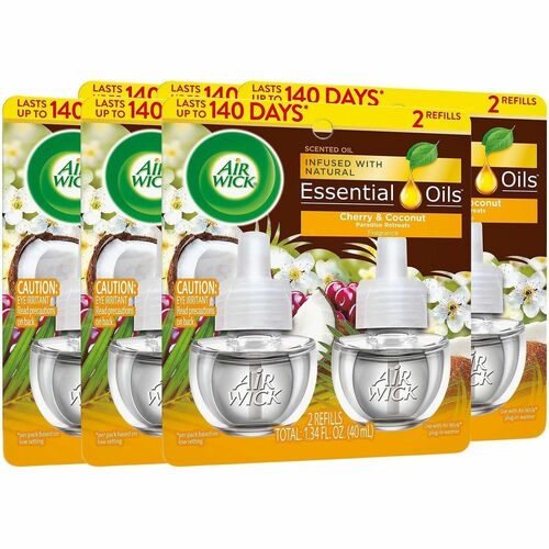 Reckitt Benckiser Oil Warmer Refill,Scented,0.67oz,2/PK,6PK/CT,ParadiseRetreat