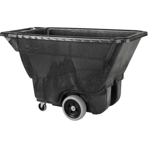 Rubbermaid Commercial Products Tilt Truck,1/2 Cubic Yard,450 lb Cap,26"x53"x33",Black