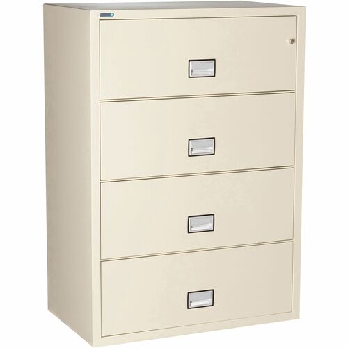 Phoenix Safe Intl. Lateral File,4 Drawers,38.78"x23.63"x54.7",Putty