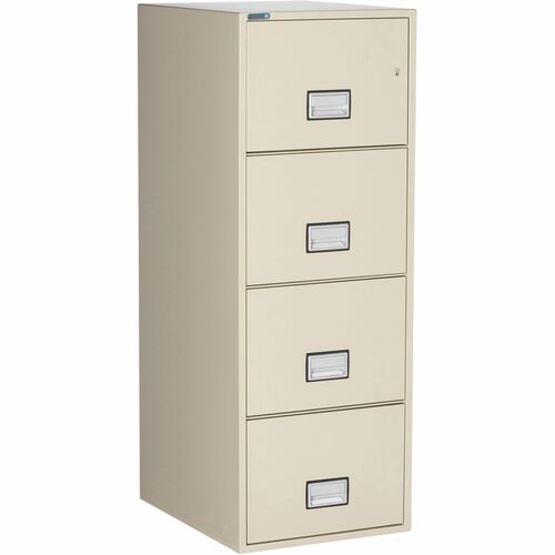 Phoenix Safe Intl. Vertical File,Legal,4 Drawers,19.88"x25"x54",Putty