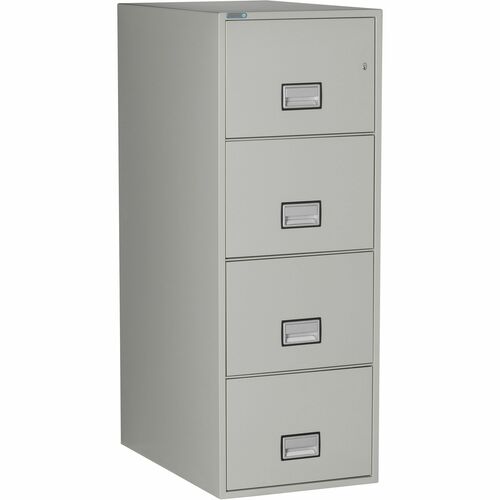 Phoenix Safe Intl. Vertical File,Legal,4 Drawers,19.88"x31"x54",LGY