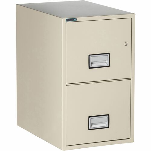 Phoenix Safe Intl. Vertical File,Letter,2 Drawers,16.88"x25"x28",Putty