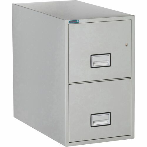 Phoenix Safe Intl. Vertical File,Letter,2 Drawers,16.88"x31"x28",LGY