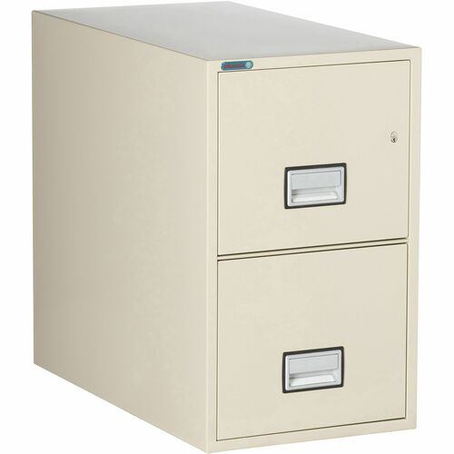 Phoenix Safe Intl. Vertical File,Letter,2 Drawers,16.88"x31"x28",Putty