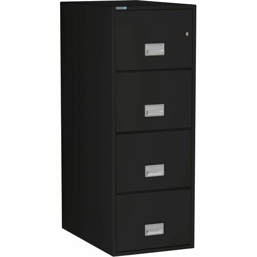 Phoenix Safe Intl. Vertical File,Legal,4 Drawers,19.88"x31"x54",BK