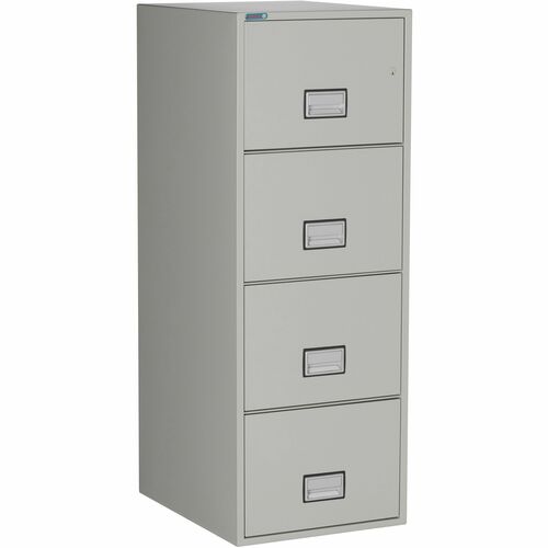 Phoenix Safe Intl. Vertical File,Legal,4 Drawers,19.88"x25"x54",LGY