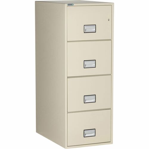 Phoenix Safe Intl. Vertical File,Legal,4 Drawers,19.88"x31"x54",Putty