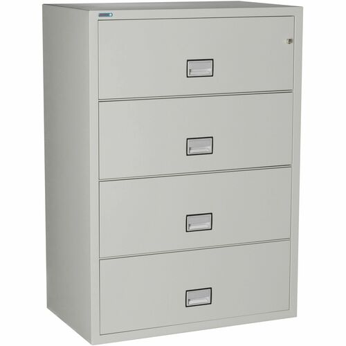 Phoenix Safe Intl. Lateral File,4 Drawers,38.78"x23.63"x54.7",LGY