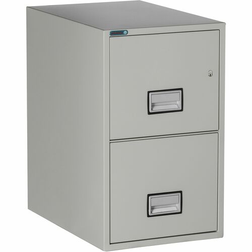 Phoenix Safe Intl. Vertical File,Letter,2 Drawers,16.88"x25"x28",LGY