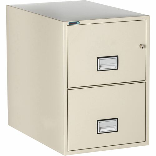 Phoenix Safe Intl. Vertical File,Legal,2 Drawers,19.88"x31"x28",Putty