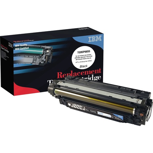 IBM Remanufactured High Yield Laser Toner Cartridge - Alternative for HP 508X (CF360X) - Black - 1 Each IBMTG95P6655