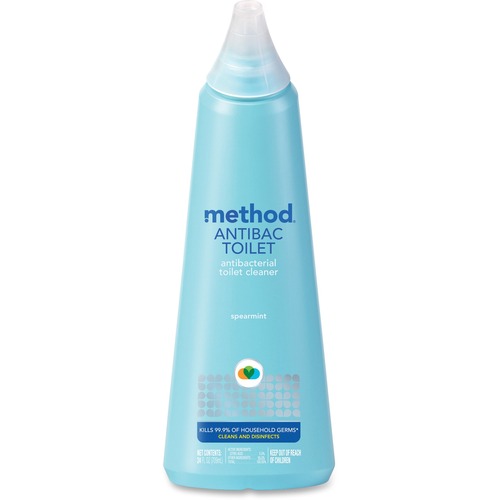 Method Products Toilet Cleaner,Antibacterial, Spearmint, 24oz, Blue
