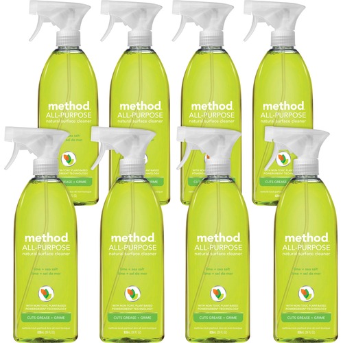 Method Products Method All-Purpose Ntl Clnr, 28oz, 8/CT, Lime Sea Salt