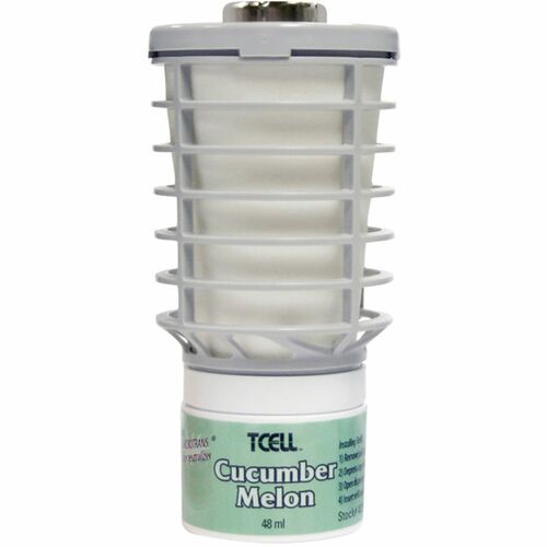 Rubbermaid Commercial Products Air Freshener Refill, f/T-Cell Disp, 6/CT, Cucumber Melon