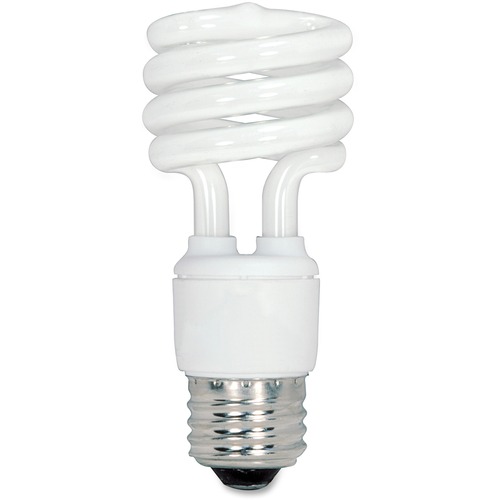 Satco Products, Inc. Bulb,CFL,T2,13W,2700K,WarmWhite,4/BX,12BX/CT