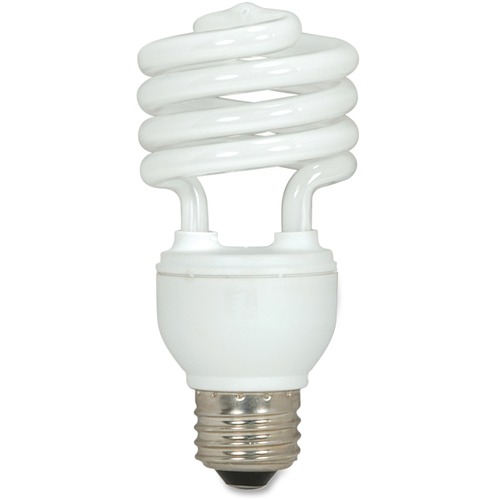 Satco Products, Inc. Bulb,CFL,T2,18W,2700K,WarmWhite,3/BX,12BX/CT