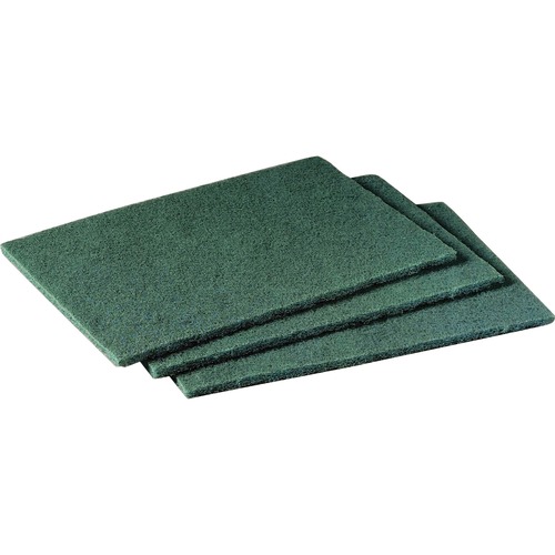 3M Scotch Brite Scrubbing Pads, 6"x9", 60/CT, Green