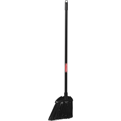 Rubbermaid Commercial Products Lobby Broom, Polypropylene, 7-1/2" W, 28" Handle, 6/CT, BK