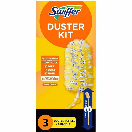Procter & Gamble Commercial Handle Extender Kit, f/Swiffer Duster, 6KT/CT, Yellow