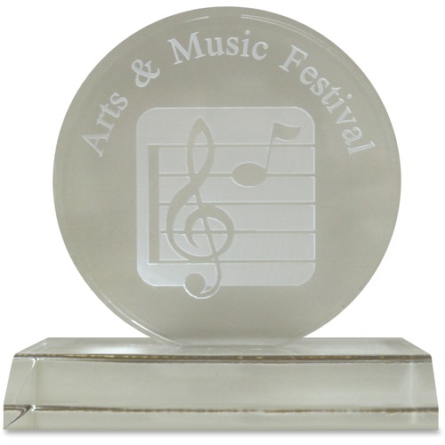 Shachihata Inc Infinity Acrylic Award, 4"D, Ast