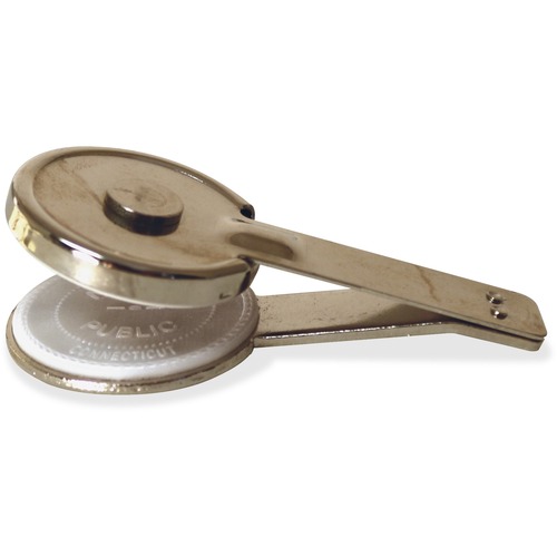 Shachihata Inc Desk Embosser, 1-1/2" D, Ast