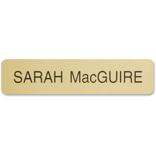 Shachihata Inc Designer Nameplate, Replacement Only, No Frame, 2"x8", AST