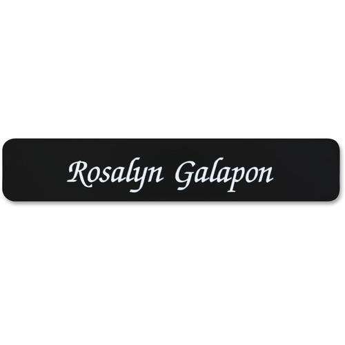 Shachihata Inc Designer Nameplate, Replacement Only, No Frame, 2"x10", AST