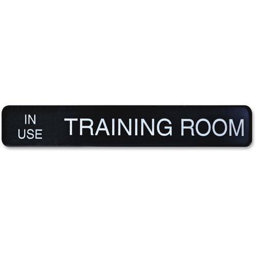 Shachihata Inc Aluminum Changeable Wall Holders, 2"x13", Black