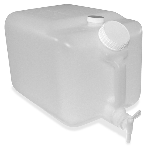 Impact Products Fill Container,5 Gal,9-1/2"Wx16"Dx9-1/2"H,6/CT,Translucent