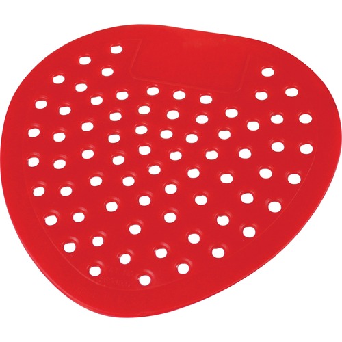 Impact Products Urinal Screens, Deodorized, Cherry, 8" Diameter, 72/CT, Red
