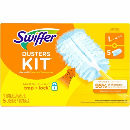 Procter & Gamble Commercial Swiffer Duster Starter Kit, Blue/Yellow