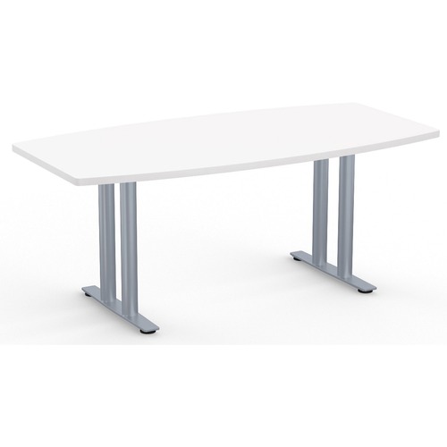 Special-T Conference Table,BoatShaped,T-Base,72"x36",WE