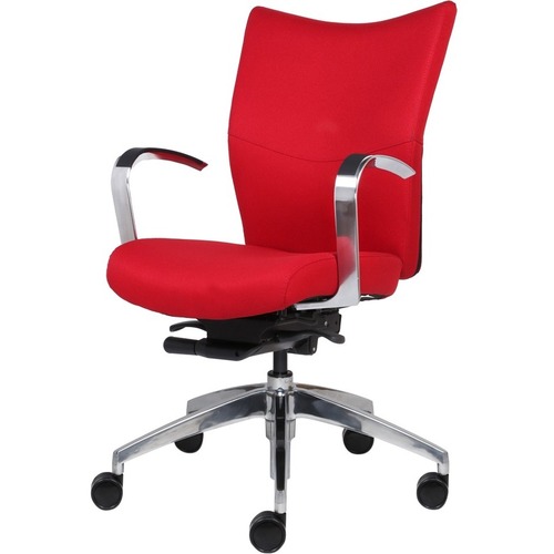 9to5 Seating Chair,HighBack,w/Arms,SwivelTilt,Leather,25"x26"x49",Taupe