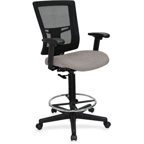 Lorell Drafting Stool,Vinyl Seat,27"x25"x15",Castillo Metal