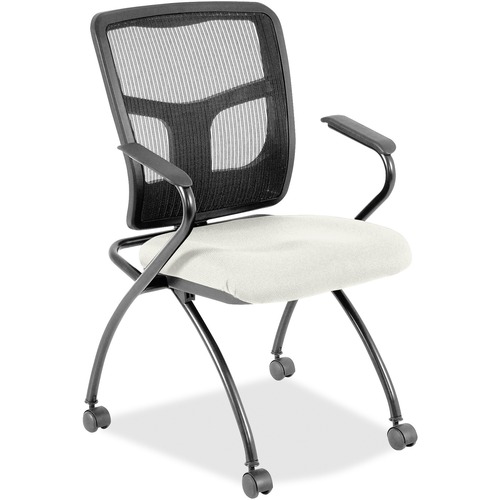 Lorell Guest Chair,w/Arms,24-3/8"x24"x37",2/CT,Snow