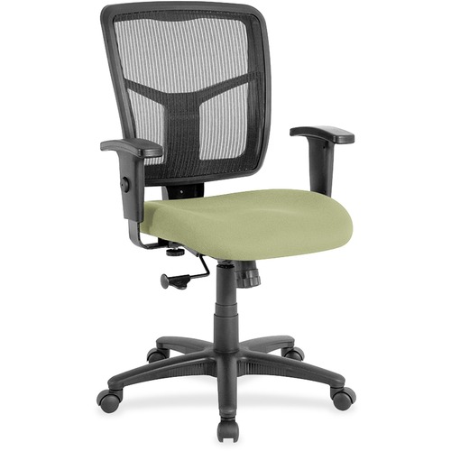 Lorell Mid-Back Chair,Vinyl Seat,25-1/4"x23-1/2"x40-1/2",SageDillon