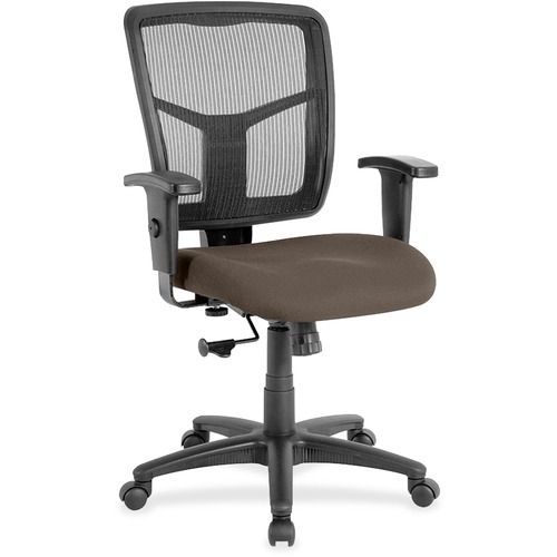 Lorell Mid-Back Chair,VinylSeat,25-1/4"x23-1/2"x40-1/2",Dillon Java