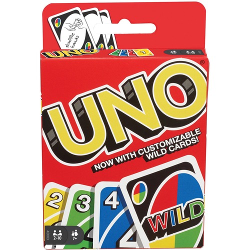Mattel, Inc. Uno Card Game, 7 And Up, Ast