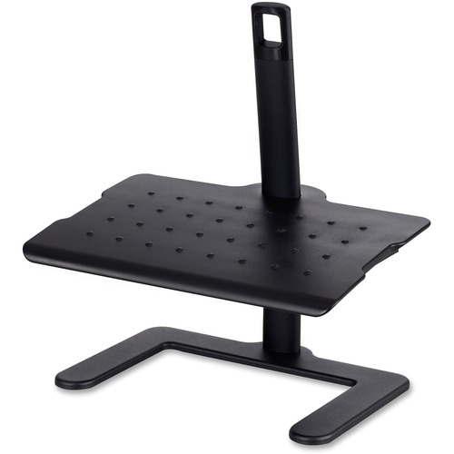 Safco Height Adjustable Footrest, 20-1/2"x14-1/2"x21-1/2', Black