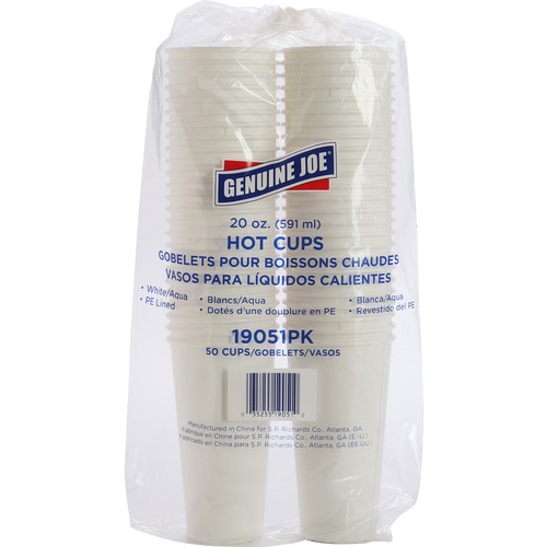 Genuine Joe 20 oz Foam Cups - Zerbee