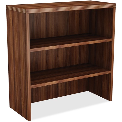 Lorell 1-1/2" Top Bookcase, 36", Walnut