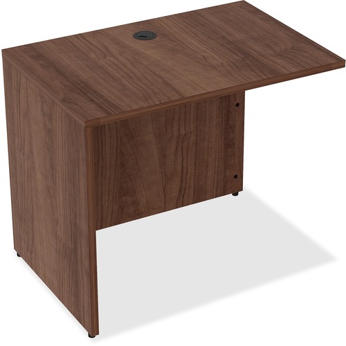 Lorell Return, Rectangular, 35"x24"x29-1/2", Walnut